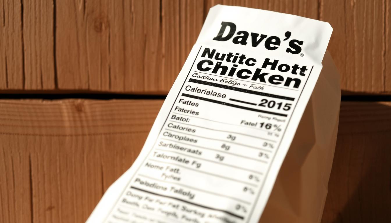 Dive into Dave’s Hot Chicken Nutrition Facts